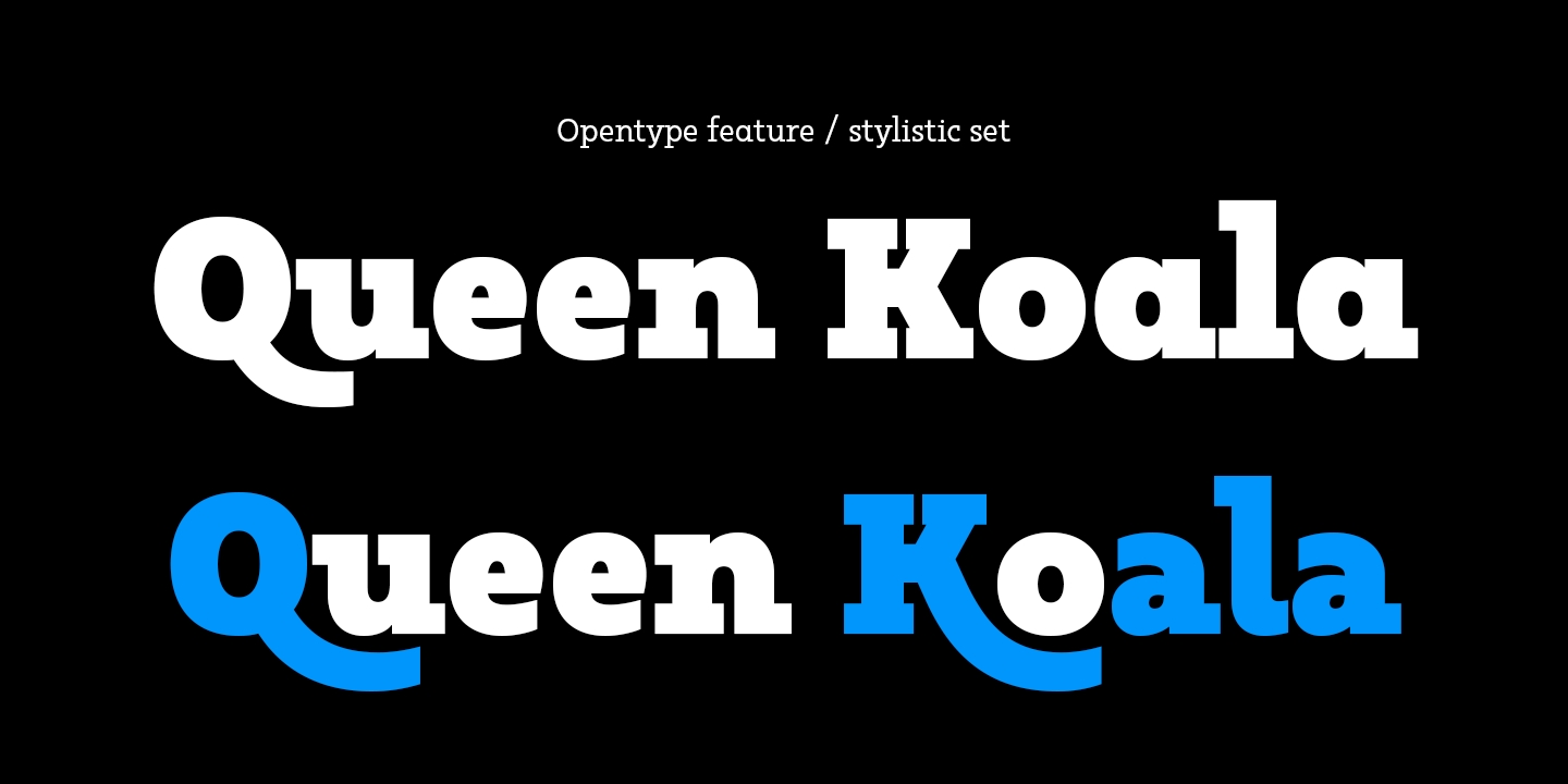 Example font Kappa Vol.2 Display #19